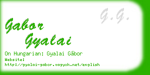 gabor gyalai business card